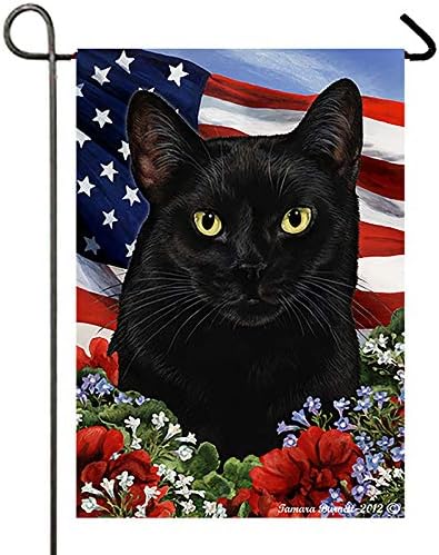Najbolji predstavnik pasmine Crna kratkodlaka mačka Patriotska zastava 92 17