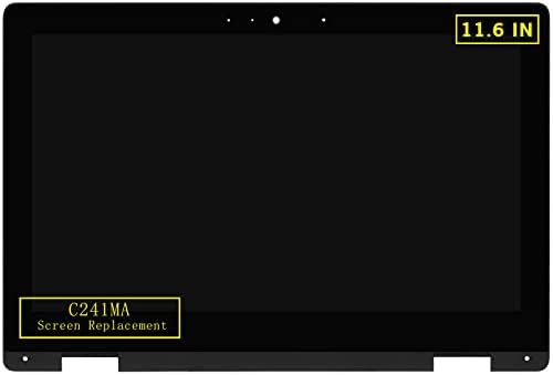 GBOLE 11.6 Zamjena zaslona za Asus Chromebook Flip 2-u-1 C214MA C214M LCD zaslon za zaslon osjetljiv na dodir
