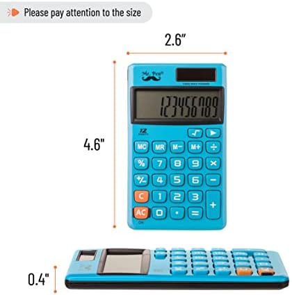 Gospodin PEN-standardni kalkulator funkcije, 12 znamenki, mali kalkulator, kalkulator solarnog kalkulatora, džepni kalkulator, jednostavan