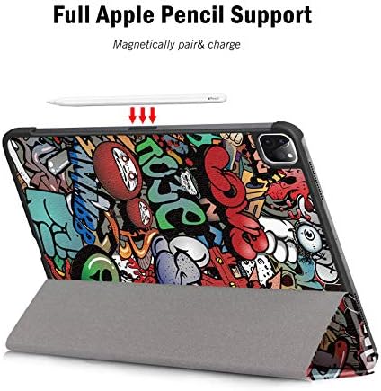 Slučaj za iPad Pro 11 inčni 2./3. generacija 2021/2020/2018, [Podrška 2. gen Apple Punjenja olovke], Ultra Slim Stand Shell Smart poklopac