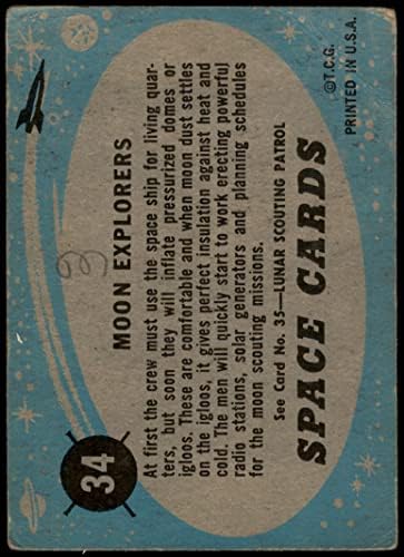 1957. Topps 34 Moon Explorers Fair