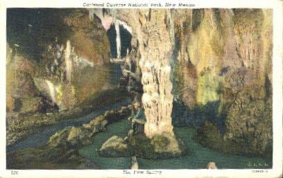 Nacionalni park Carlsbad Caverns, razglednica New Mexico