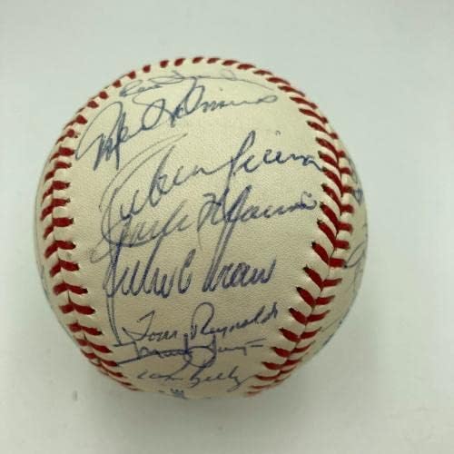 1991. All Star Game Team potpisao bejzbol Cal Ripken Jr. Kirby Puckett JSA CoA - Autografirani bejzbol
