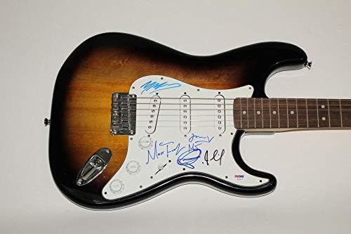 Maroon 5 puni bend potpisan autogram Fender Električna gitara - Adam Levine ++ PSA