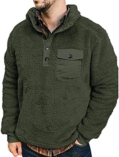 H slovo džemper muški džemper džemper zimski ovratnik pulover toplo gumb jakna kapuljača hlače set muškarci