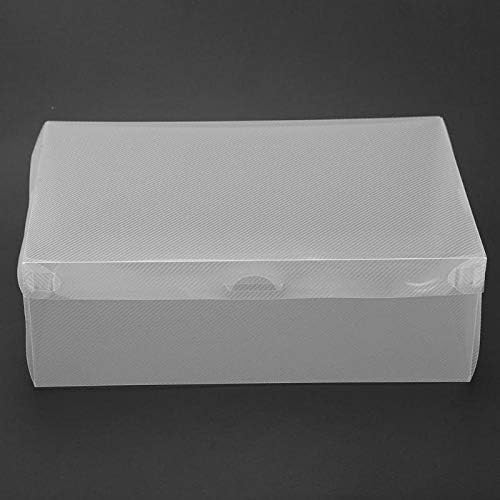 Anncus 8 PCS Prozirni bistra plastična kutija za cipele kutije za cipele sklopive cipele držač kućišta prozirne cipele Organizator