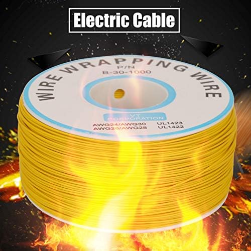 1Roll Wirewraping Jednostruka bakrena žica 30AWG kabel 0,25 mm promjer jezgre, za zvučnike, automobilske, prikolice, stereo i kućno