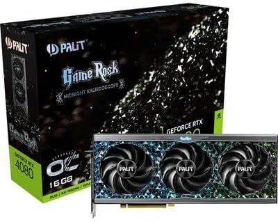 Palit GeForce RTX 4080 Gamerock OC 16GB GDDR6X Grafička kartica s ArgB Sync, 9728 Core, 2205 MHz GPU, 2640 MHz Boost, 3x Displayport,
