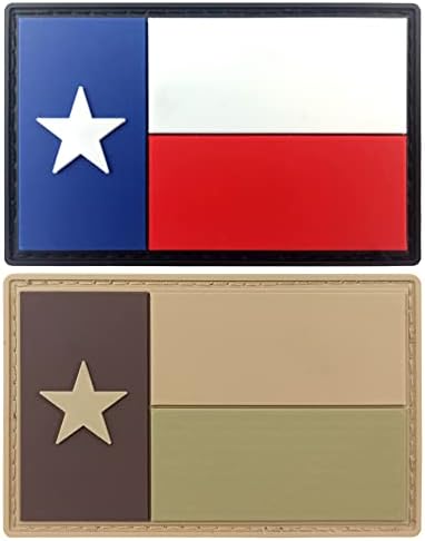 JBCD Texas Flag Patch Tactical PVC gumena kuka i petlje zakrpa za učvršćivanje