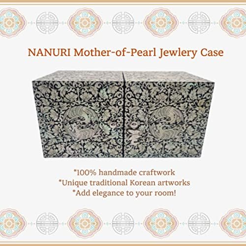 일반 Nanuri matična kutija za nakit velika veličina s dvije razine/lakirana korejska plemenita kutija za jedinstvene žene darovi/dvostruke
