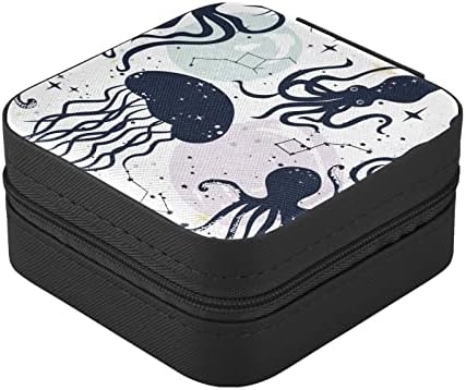 Umiriko meduza Octopus Crtani uzorak Mala kutija za nakit, prijenosni nakit za putnike za prsten, privjesak, naušnice, ogrlicu, kutije