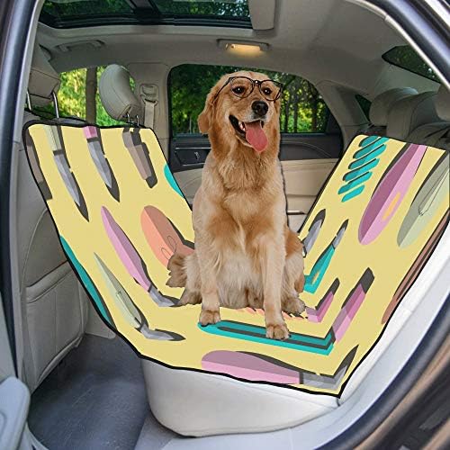 Navlaka za pseće sjedalo po mjeri u stilu uskličnika Kreativni ispis navlake za autosjedalice za pse vodootporne neklizajuće izdržljive