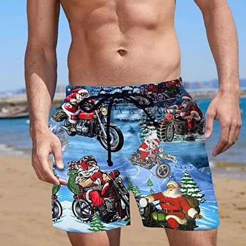Plus veličine plaže kratke hlače za muškarce 3D tiskani elastični struk na plaži kratke hlače mrežaste obloge Comfort crteži za vježbanje