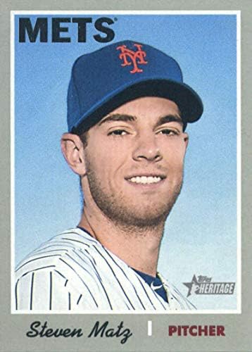 2019. Topps Heritage 246 Steven Matz New York Mets Baseball Card
