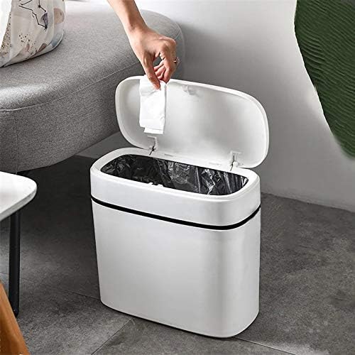 UXZDX 12L smeće Can kućanstvo kupaonica Kuhinjski kante za otpadne kante za smeće za smeće kante za smeće za toalet vodootporni uski