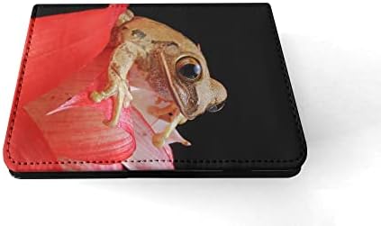 Žaba Toad Amphibians na cvjetnoj kovčegu za flip tablete za Apple iPad mini