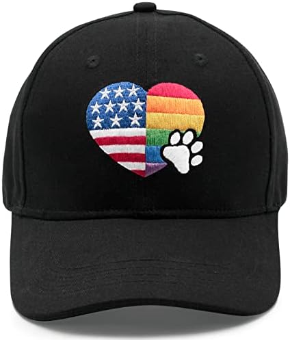 LGBT Šeširi ponosa za homoseksualce i lezbijke, bejzbolska kapa s duginom američkom zastavom, podesivi tatin šešir za žene i muškarce