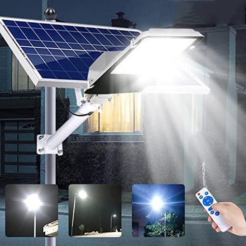 Solar Street Light 5000W/6000W Vodootporna LED solarna ulica Svjetlo dvorišta Ulična svjetiljka Sigurnosna zidna svjetiljka za poplavu