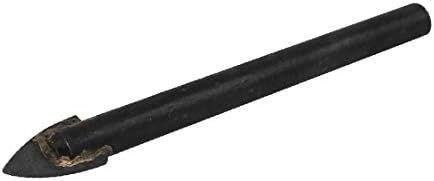 X-DREE 8 mm Dia Dia Spear Point Bušilica za bušenje Bit siva za staklenu pločicu (Broca de Perforación de Cabeza de Punta de de des