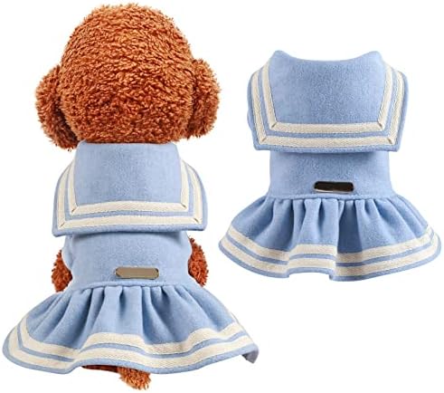 Kapuljače za male pse kućni ljubimac topla ukrasna suknja odmor štene za kostim džemper odjeća za pse pletenica
