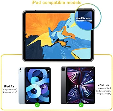 2 Paketi zaslon kompatibilan s iPad Air -om 5. generacija 2022/ iPad Pro 11 inčni i iPad Air 4th Generation 10.9, napišite crtanje