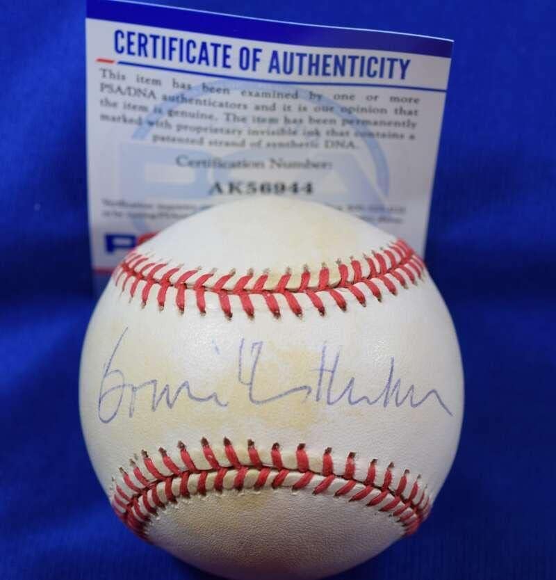 Bowie Kuhn PSA DNA Coa Autogram American League Oal potpisao bejzbol - Autografirani bejzbols