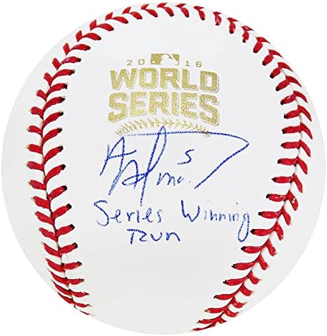 Albert Almora potpisao je Rawlings Službeni bejzbol W/Series W/Series pobjednički trčanje - Autografirani bejzbols