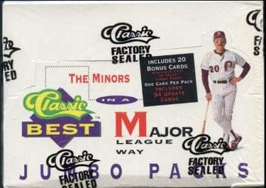 1991. Klasični najbolji maloljetnici bejzbol Jumbo Box- 23 CPP- Tvornica zapečaćena- Autografirani bejzbols
