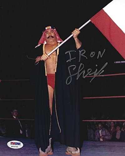 Iron Sheik potpisan 8x10 Photo PSA/DNA WWE WrestleMania Legend Slika Autograf - Autografirani hrvački