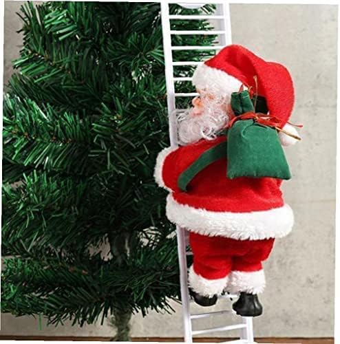 Zonster božićni Djed Mraz Electric Ward Ljestve za viseće ukrase božićno drvce ukrasi smiješni Nova godina darovi