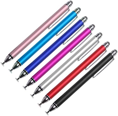 BoxWave olovka kompatibilna s PAX A35 - DUALTIP kapacitivni olovka, vrh diska vlakna Kapacitivna olovka za olovku za PAX A35 - Metalno