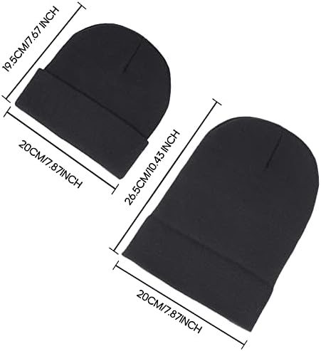 Mastersmith 6 komada pletena manžeta šešira za žene za žene crno/zeleno