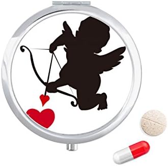 Love Cupid Angel Heart uzorka tableta Slučaj džepni lijek za skladištenje okvira za skladištenje
