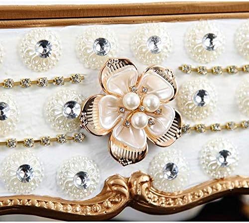 Renslat europski dijamantski umetnuti kutija za kućanstvo Multifunkcionalno kreativno skladištenje dnevne sobe Box Dekoracija čajnog