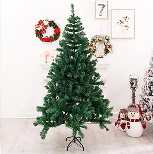 6ft Umjetno božićno drvce, božićno borovo stablo s čvrstim metalnim postoljem za dom, ured, zabavu, praznik, Xmas, novogodišnji ukras