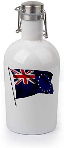 ExpressItbest 64oz Growler - zastava otoka Cook - Mnoge mogućnosti