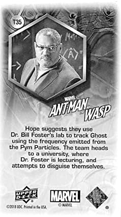 2018. Gornja paluba Ant-Man i WASP Minis T35 Dr. Foster Službena trgovačka kartica u NM-u ili Better Conditon