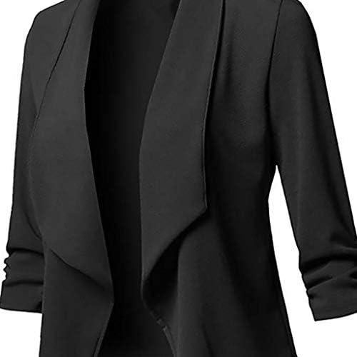 Plus veličina žena šljokica Blazer ženska jakna casual cardigan s dugim rukavima, sjajni kaput za rever