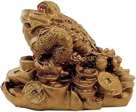3 Zlatna boja Feng Shui Money Frog