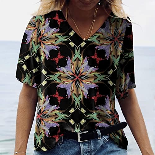 Košulje za žene Drvane povremene trendovske ženske vrhove Ljeto plus Veličina vintage radne bluze kratke/duge odmor odjeće tunike