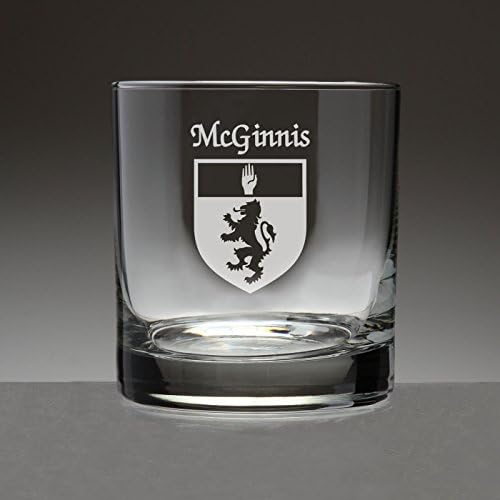 McGinnis irski grb naočale naočale - set od 4