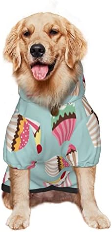 Veliki hoodie za pseće plave šalice ružičasti džemper za odjeću za kućne ljubimce s kaputama mekim mačjim kaputom veliki