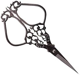 ENDAN CORT SCISSORS 1PCS nehrđajućeg čelika Vintage Skarlor Scissors Cvjetna šivanje retro škare za vez kratke tkanine rezač pređe