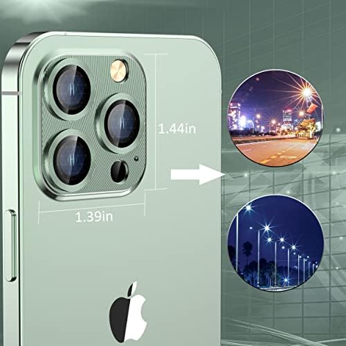 Zaštitnik objektiva za kameru za iPhone 13 Pro Max 6.7 /iPhone 13 Pro 6.1, Kyadeys 9H kajana staklena kamera, Ultra HD, snažna prianjanje