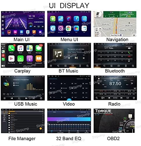 9 '' 4+64GB Android 10 U Dash Car Stereo Radio prikladan za Nissan Navara D40 2006 07 08 09 10 11 12 12 GPS Navigacija CARPLAY Android