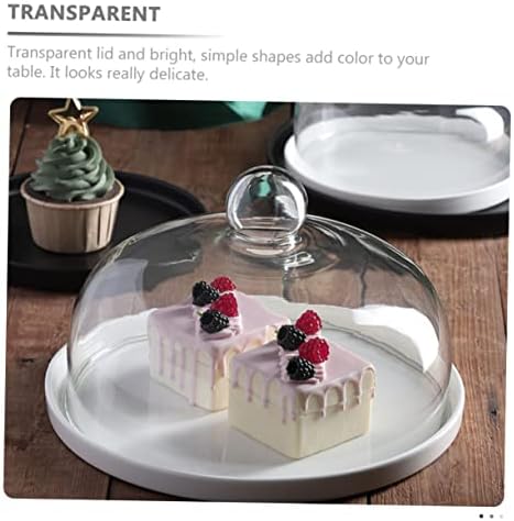 Poklopac za torte kupaonski stalak za torte s poklopcem okrugli kalup za torte stakleni stalak za torte okrugli stalci za kolače keramički