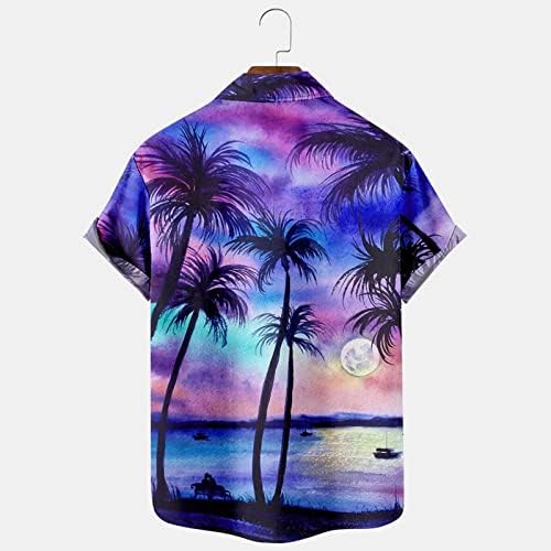 Muška havajska košulja Brzosušeće tropske majice s kratkim rukavima Za plažu Ležerne košulje bluze vrhovi