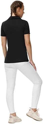 Ženske majice za vježbanje, sportske košulje s patentnim zatvaračem s kratkim rukavima i bočnim džepom