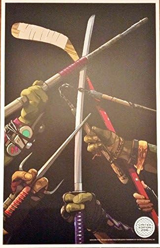 Tinejdžerski mutant Ninja kornjače: Out of the Shadows Original promotički plakat 11 X17 Ograničeno izdanje