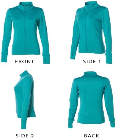 Globalne prazne atletske jakne za žene, punu jaknu s patentnim zatvaračem za trčanje, jogu i sport